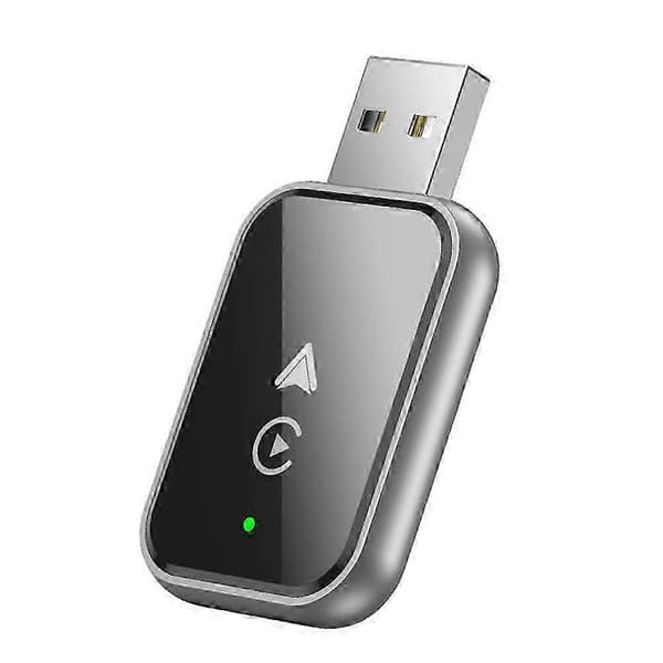 2 I 1 Trådløs CarPlay Adapter til /Android Mini Størrelse Kablet til Trådløs CarPlay med Adapterkabel