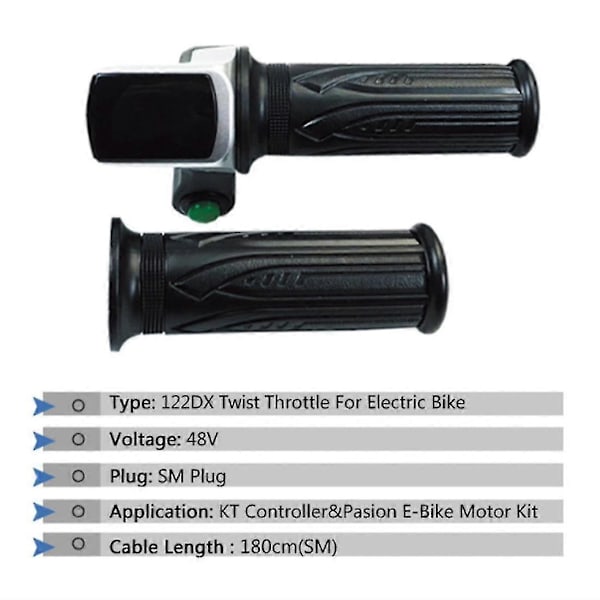 Elektrisk Cykel 122dx Opladnings-LED Display 6-kernet Kt Meter 6-leder, 48v