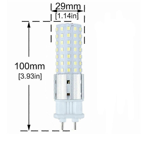 G12 LED Pærer 15w LED 96leds Pære G12 Glødepære Erstatningslys LED Majspære Til Gade Lager Kold Hvid