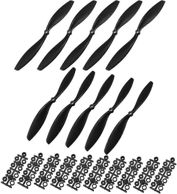 5 par 1045 propeller til legetøjsfly