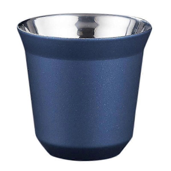 80ml Dobbelvegg Rustfritt Stål Espresso Kopp Isolasjon For Pixie Kaffekopp Kapselform Kaffe-God