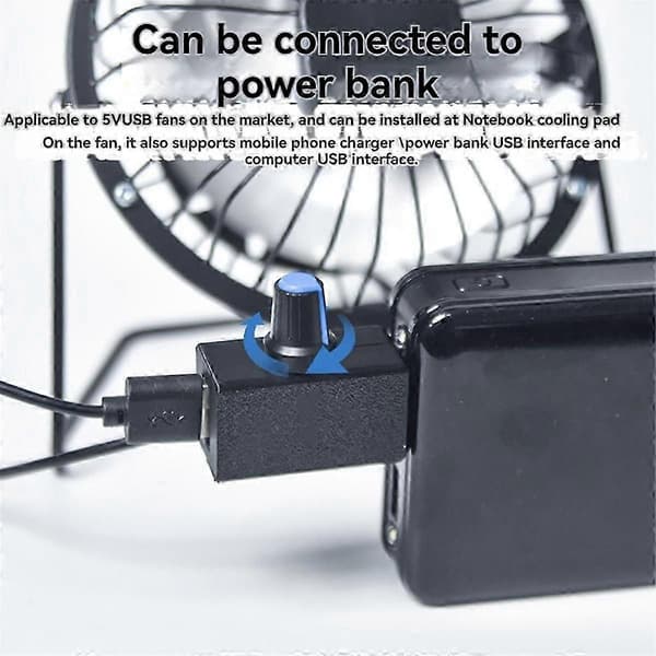 5V USB Ventilator Hastighedsregulator Spændingsreguleringsmodul Motor Hastighedsregulator USB-A Interface DIY He-FO SAHN