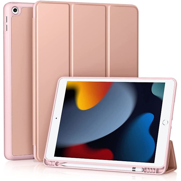 Wekity Silikone Etui til iPad mini6 med Pen Holder og Blød TPU Bagside