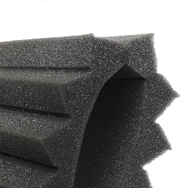 12 st Akustikskum Ljudisoleringspaneler för KTV Bar Ljudisolering Studio Kilformade Ljudisolerade Väggpaneler Espuma, 300x300x25mm
