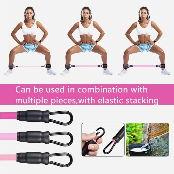 Fitness nilkka jalka treeni pakaralihasten treenaaja Pink