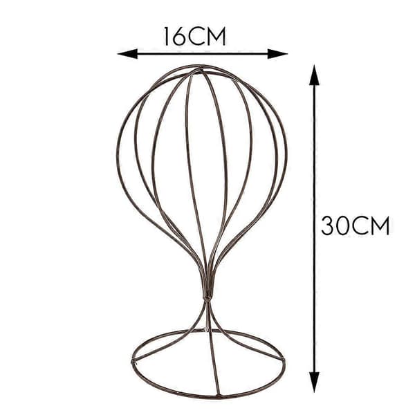 1 stk. hatteholder Hat Model Stand Bordplade Paryk Kasket Bonnet Display Stand Rack-Sort