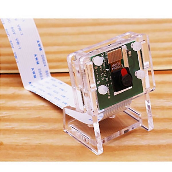 Kamerahusfäste Högtransparent Akryl för Raspberry Pi Officiell Kamera