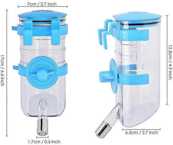 Vuotamaton 350 ml ripustettava vesipullo lemmikeille