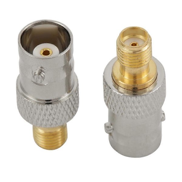 BNC Hun til SMA Hun RF Koaksial Adapter Konnektor 2 stk. Test Konverter