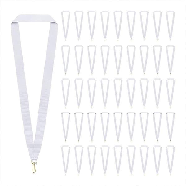 100 st halsband med snäppklämmor Medalj Solid Award Lanyards B