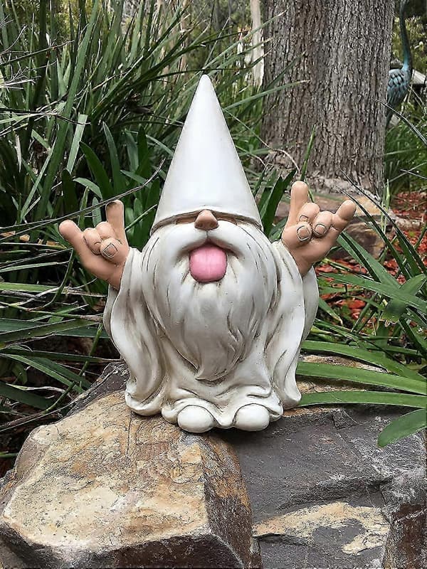 Gyngende Havegnomestatue