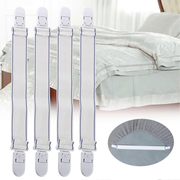 Lakenfester Madrassholder Klemmer 4 stk. Multifunksjonelle Klesklyper