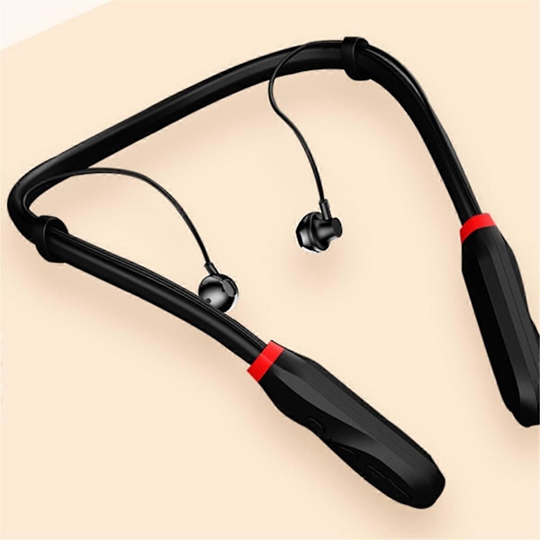 Bluetooth-kaulakuulokkeet, erittäin pitkä toistoaika, langattomat stereo-nappikuulokkeet mikrofonilla, urheiluun
