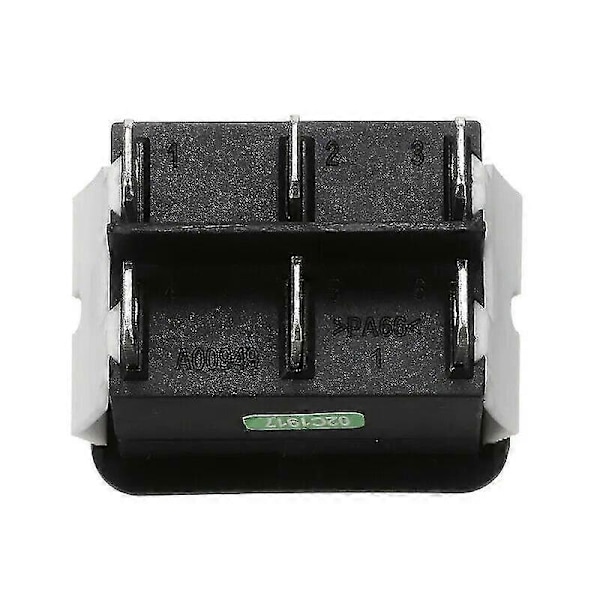 1st Hy12-9-3 6-stifts industriell elektrisk vippströmbrytare 125/250 V tryckknapp strömbrytare På-av-på strömbrytare