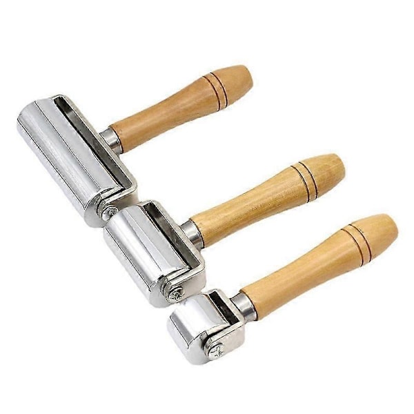 Läderbindel Tapet Bilfolie Solid Roller Handpressningsbindel DIY Handverktyg S Modell