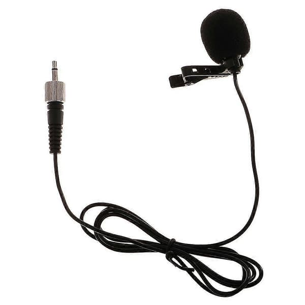 3,5 mm Lavalier Slipsnål Mikrofon Mic For Sennheiser Svart