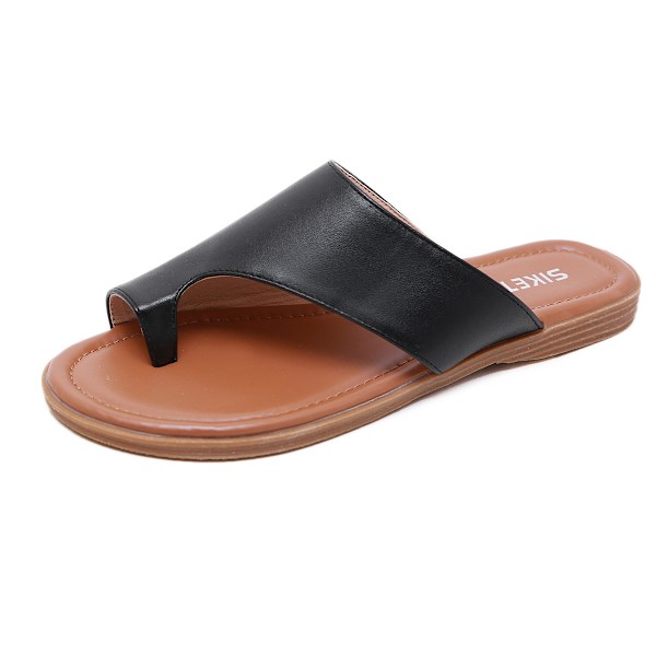 Mules for kvinner, strandsko Black 37
