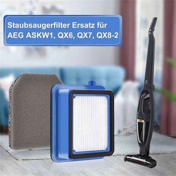 Korvaava suodatin AEG ASKW1, QX6, QX7, QX8-2, AEG QX8-2-Anim QX6 -imureille
