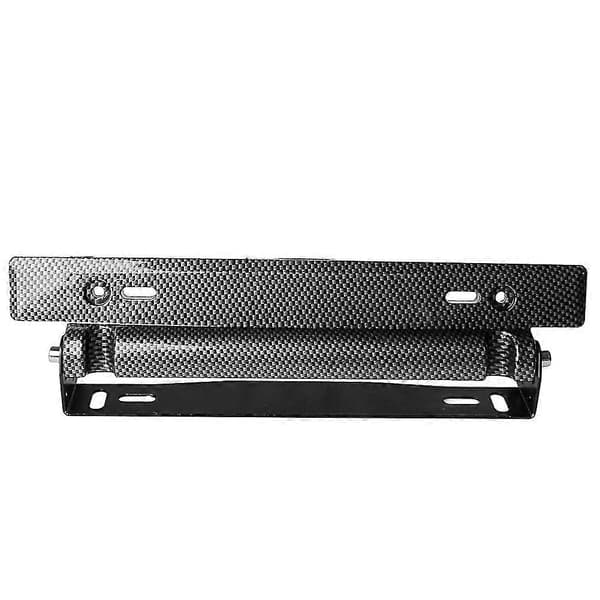 Universal Racing Kulfiber Justerbar Nummerpladeholder til Bil