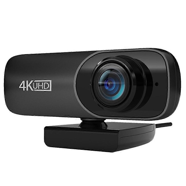 Webkamera 4K Uhd 3840X2160P Webkamera 800W Piksler Datamaskinkamera 120° Groothoek Webkamera Med Mikrofon