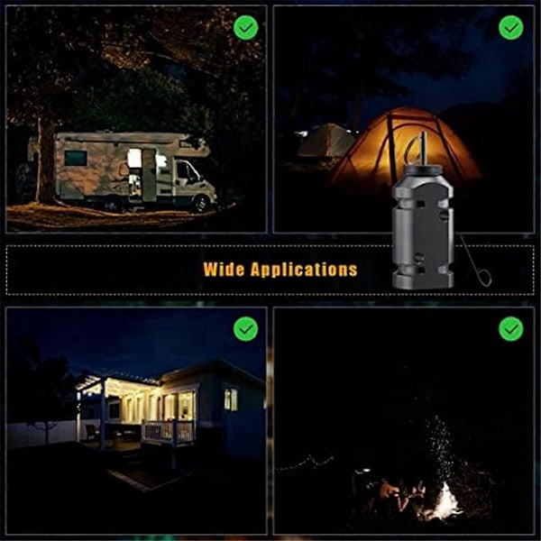 6 st Tripplarm 12 Gauge Camping Tripptråd Larmenhet