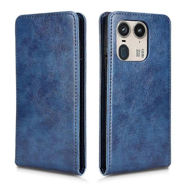Yhteensopiva Motorola Moto G55 5G ylä- ja ala-aukon kanssa, matkapuhelimen suojakotelo Moto G55 5G Blue
