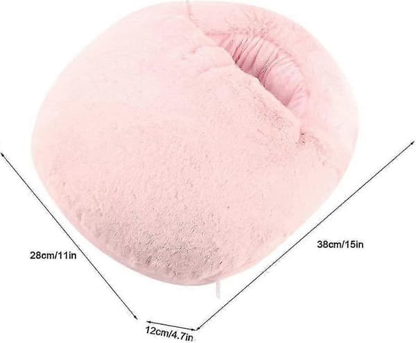 Usb Elektrisk Fodvarmer til Varmepude til Vinter Opvarmede Hjemmesko Sko (pink)