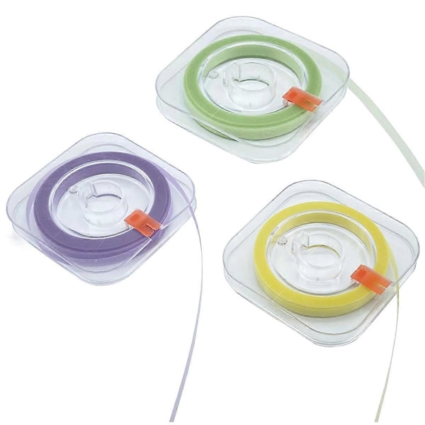 3-pack tandpoleringsremsor, slipverktyg för tänder, 4 mm bredd, 20μm/30μm/50μm tandpolering