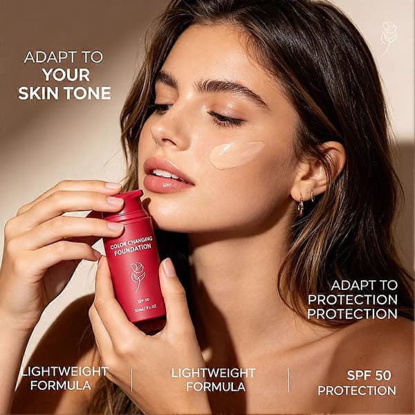 SPF50 Farveskiftende Foundation 30ml