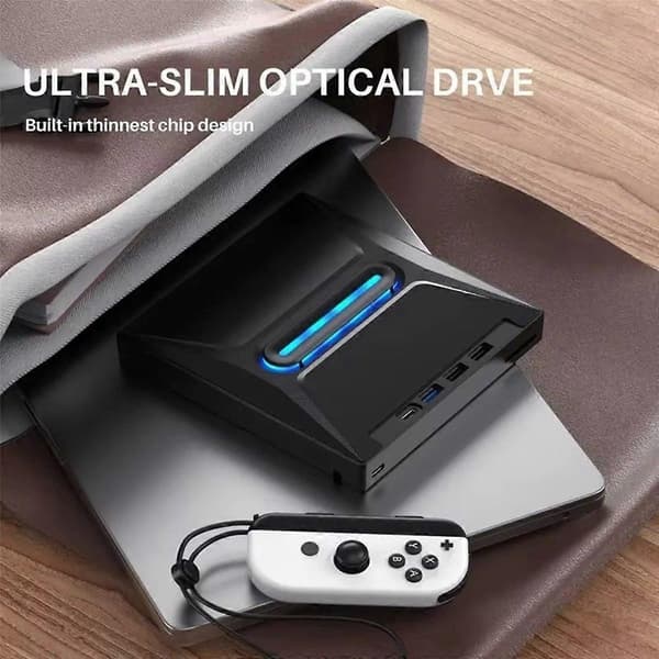 USB 3.0 ulkoinen CD DVD -asema nopea kannettava CD/DVD +/-RW -asema