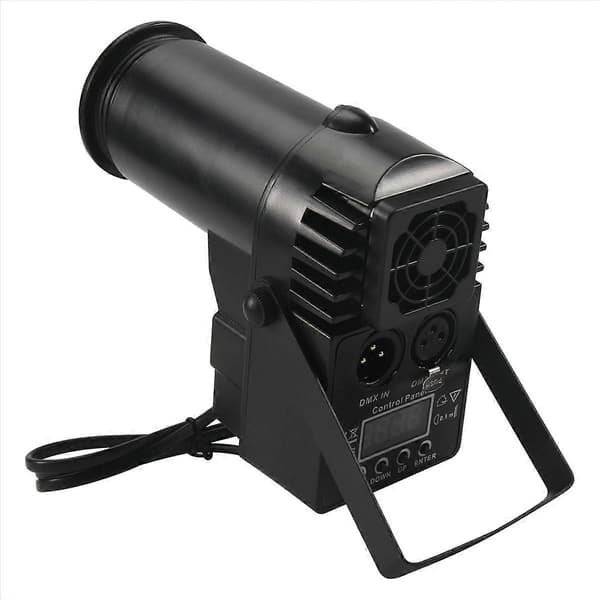 15W RGBW LED Pinspot Stråle Spotlight Baggrundslys Scenelys Black