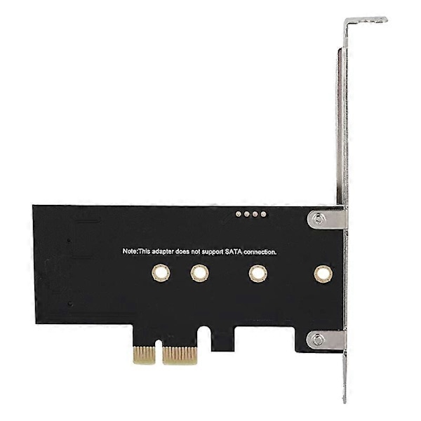 M.2 PCIe Adapter, M.2 til PCI E3.0 X1 Udvidelseskort, M2 SSD NGFF NVME (M Key) til PCIe 3.0 x 1 til Skrivebord