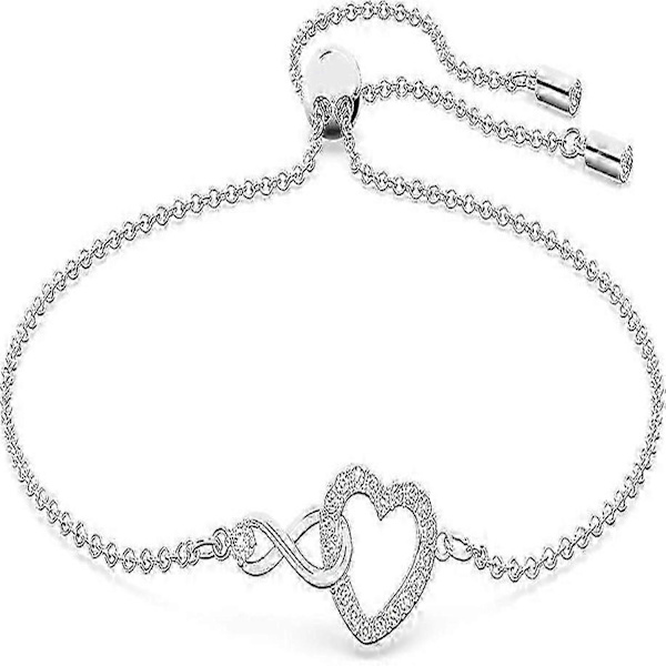 Hyperbolsk Infinity Hjerte Armbånd til Kvinder