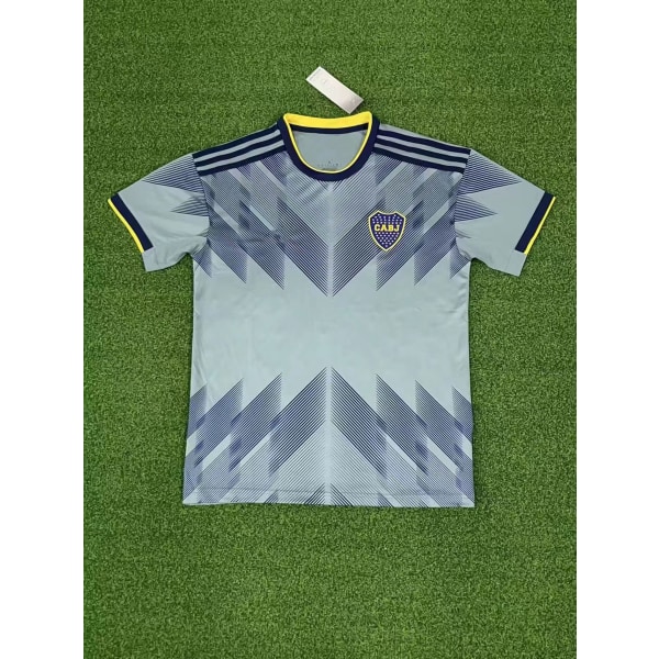 Ny vintage grå Boca fotbollstränings-t-shirt Carrick NO.16 XXL