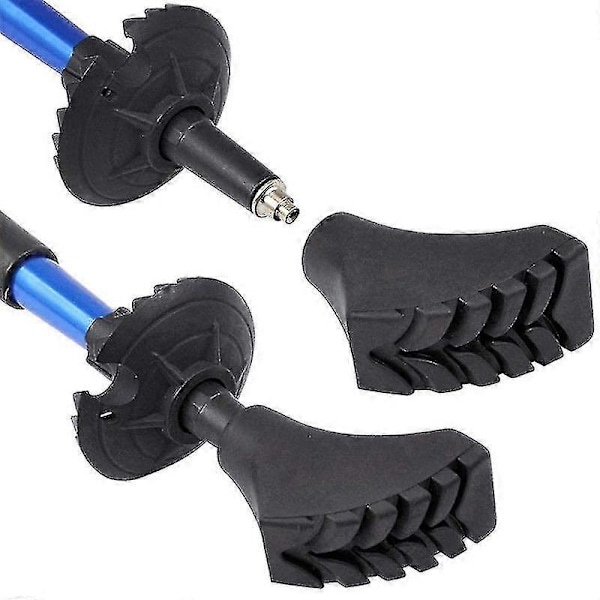 10 Stykker Nordic Walking Pads, Trekking Gummibuffere Og Kompatible Med Alle Vanlige Nordic Walking Stavere Nordic Walking Stav