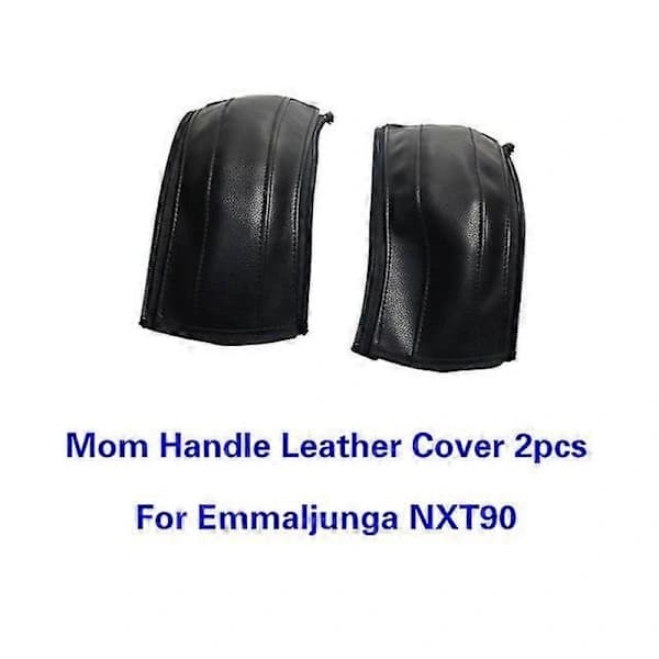 Emmaljunga PU-läderhandskhandskar för barnvagnar, 2-pack, barnvagnstillbehör, mamma-stil. brown