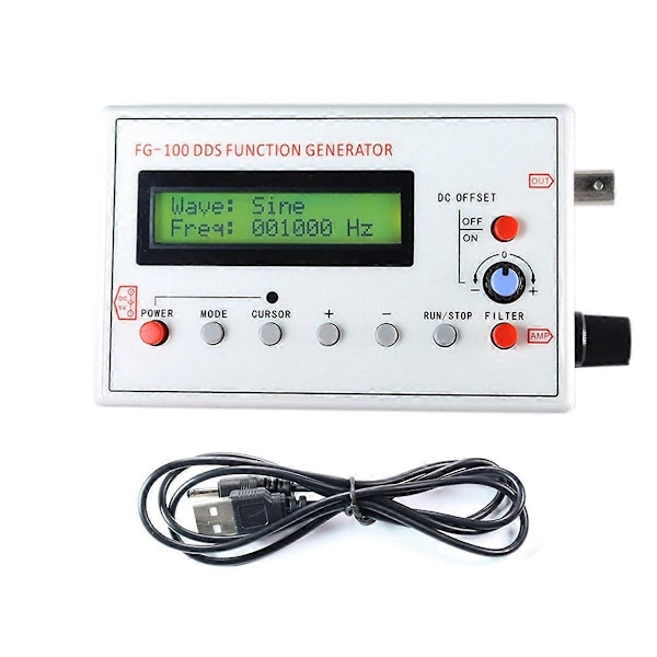 FG-100 DDS Funktionssignalgenerator Frekvensräknarmodul Sinus