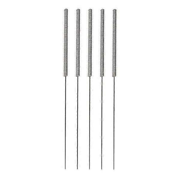 5 stk. 0,15 mm rustfri stål bor til 3D printer dyse rengøring (sølv)