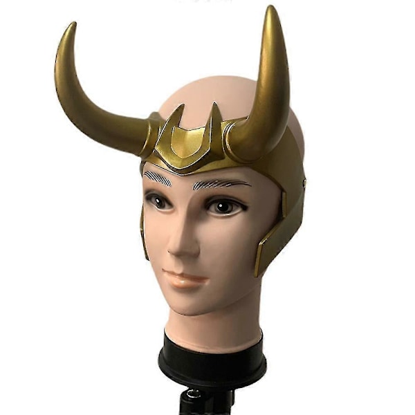 Loki-krone med hornmasker Supervillain-hjelmer Maskerademaske