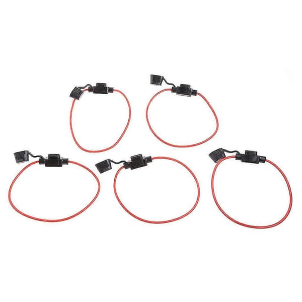 5st Inline Mini Bladsäkringshållare Stänksäker För 12v 30a Säkringar Bil MC
