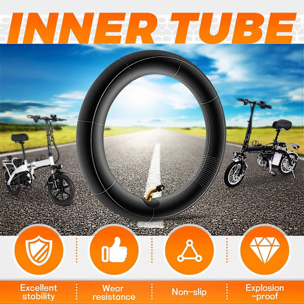 12 1/2X2 1/4 Innerslang Däck Cykeldäck Punkteringssäker Cykel Innerslang Bred Utomhus Acce