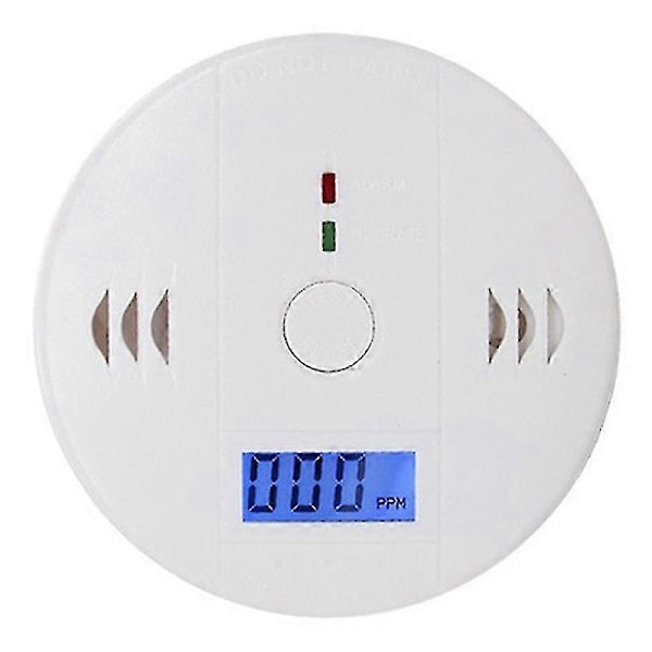 LCD Kolmonoxid (CO) Detektor Förgiftningsgas Sensor Övervakning Alarm Set Shytmv