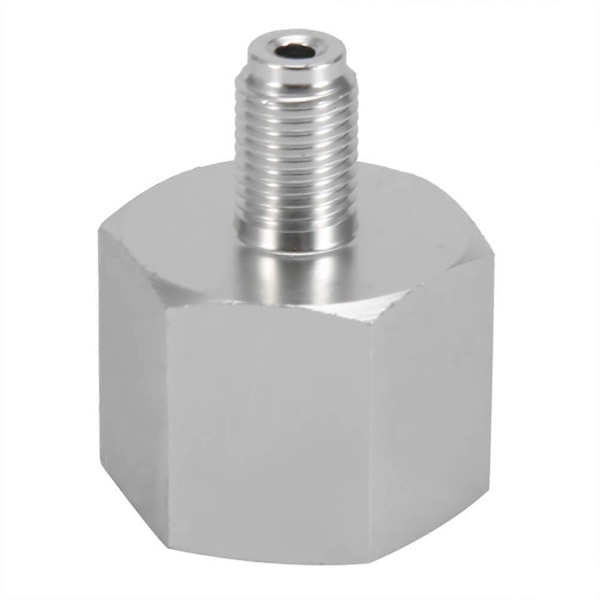 Mini CO2 Regulator Adapter for Hjemmebrygget Øl Corny Keg 3/8-24UNF til 6ACME-6G