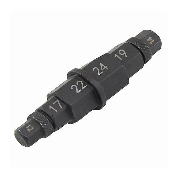 Universal Hex Aksel Spindel Socket Adapter 6 Størrelser I 1 Verktøy For Dekkfjerning