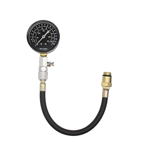 Motorkompressionstestare Mätare Kontroll Testverktygssats Passar 14mm 18mm Bil Diagnostiska Serviceverktyg