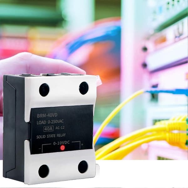 BRM-40VD 40A 0-10V DC Inngang 0-250V AC Last Solid State Relé Spenningsregulator Mengxi