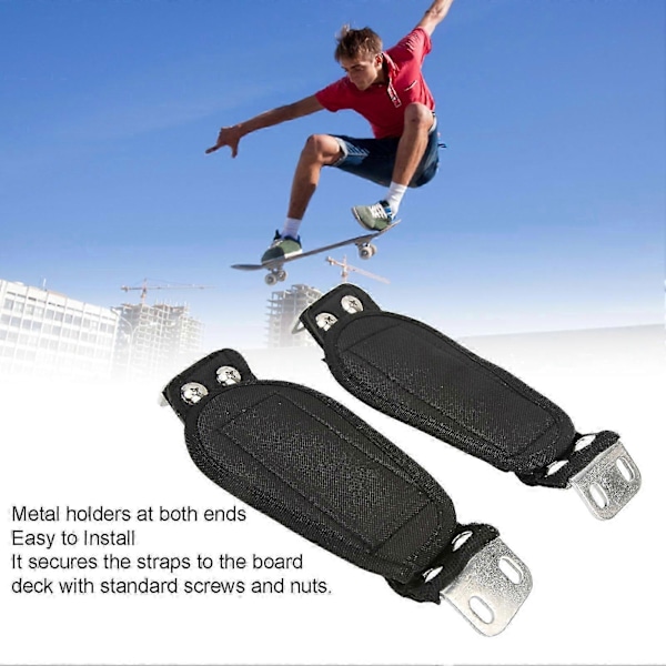 Mountainboard Fotthållare Justerbar Fothållningsfixeringsband Elscooter Tillbehör