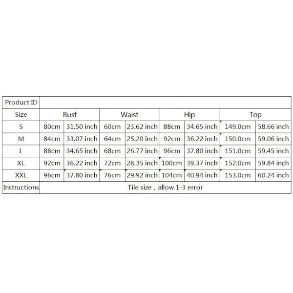 Trykk jumpsuit for kvinner (Hvit, XL)
