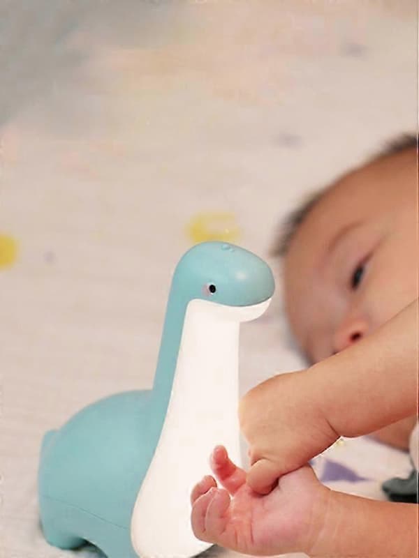 Sød dinosaur-natlampe USB LED-lampe til børn yellow