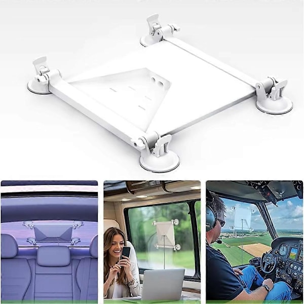 For Starlink Mini Soltak Sugekopp Bilfeste Sett Vindus RVS Fly Brakettholdere for Starlin